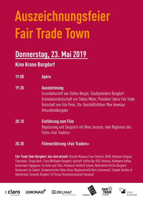 Bild Flyer Fair Trade Town Details