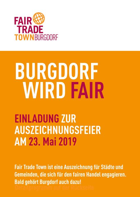 Bild Flyer Fair Trade Town