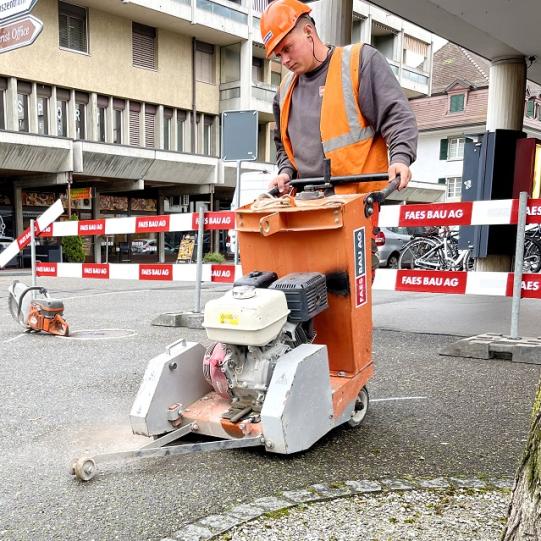 Die Arbeiten beginnen