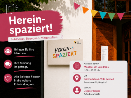 Hereinspaziert bei der Villa Schnell