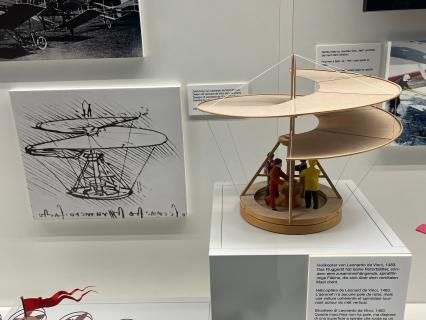 Leonardo da Vinci; Zeichnung und Modell