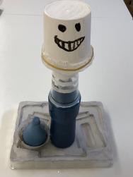 Putzroboter mit Reinigungsmittel