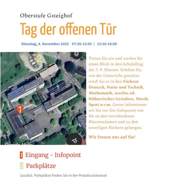 Tag der offenen Tür