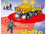 Winterdienst - Halte Distanz!