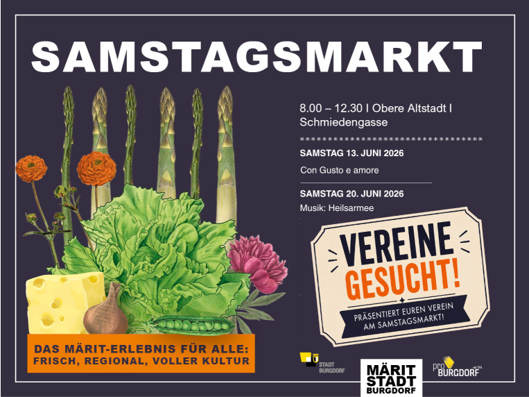 Der Samstagsmarkt Burgdorf entwickelt sich weiter