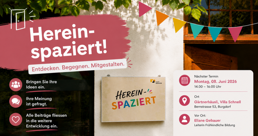 Hereinspaziert beim Ideengarten Villa Schnell