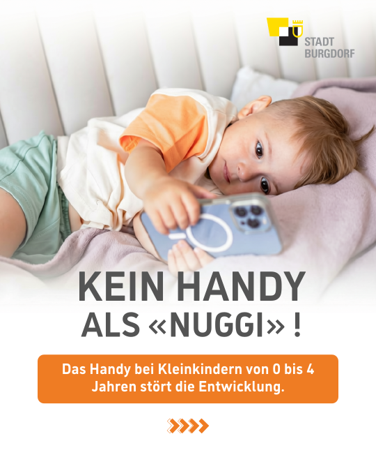 Kein Handy als "Nuggi"