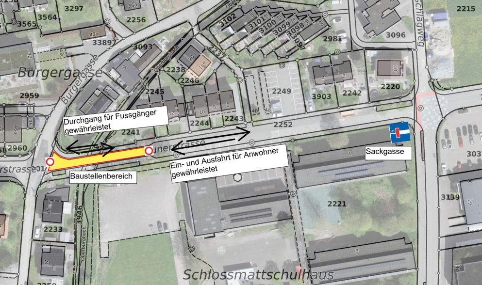Grunerstrasse (Mittwoch, 20. Mai bis Freitag, 31. Juli 2026)