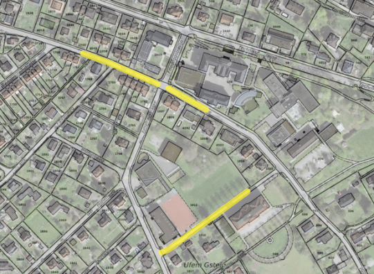 Meldung Neubau Fernwärmeleitung Karl-Grütter-Weg, Pestalozzistrasse, Sanierung Pestalozzistrasse bis Falkenweg