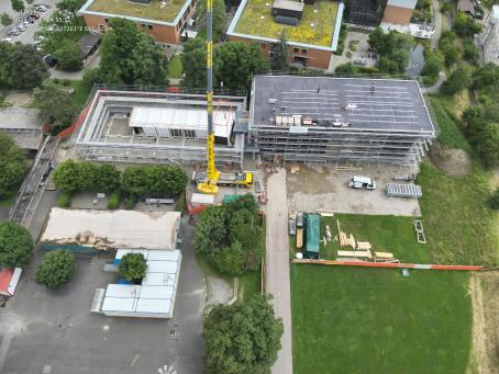 Bauarbeiten Schulhaus Schlossmatt 17.06.2024