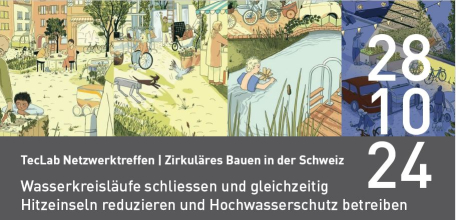 Wasserkreisläufe schliessen und damit Hitzeinseln reduzieren.